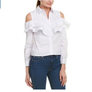 Madisonne Cold Shoulder Blouse